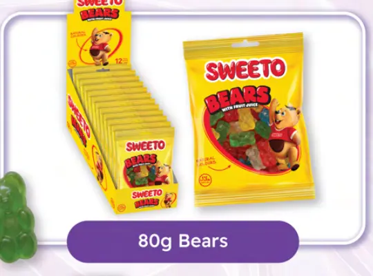 SWEETO BEARS 80G