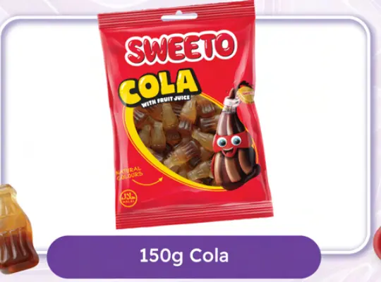 SWEETO COLA 150G