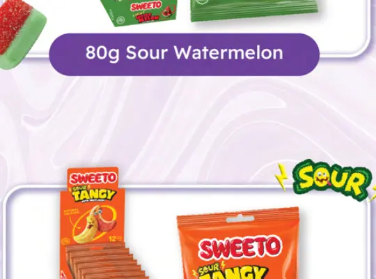 SWEETO EGGS 80G