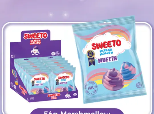 SWEETO MUFFIN MARSHMALLOW 56G