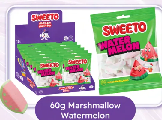 SWEETO PINK & WHITE 60G